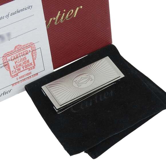 Cartier | Accessories | Cartier C De Crog00289 Money Clip Ss